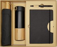 SET CON BLOCCO A5, PENNA, OMBRELLO E BORRACCIA